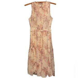 Est. 1946 Floral Short Sleeve Sleeveless Maxi Dress